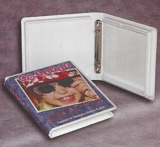 2-12 CD/DVD capacity 2 ring album